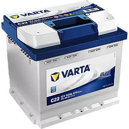 Акумулатор VARTA BLUE DYNAMIC C22 52AH 470A R+
