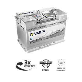 Акумулатор VARTA SILVER DYNAMIC AGM E39 70AH 760A R+