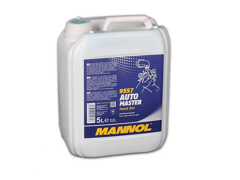 Паста за ръце MANNOL Hand Gel Cleaner 9557 5л Паста за ръце MANNOL Hand Gel Cleaner 9557 5л