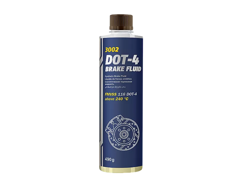 Спирачна течност MANNOL Brake Fluid DOT 4 3002 500 мл. Спирачна течност MANNOL Brake Fluid DOT 4 3002 500 мл.