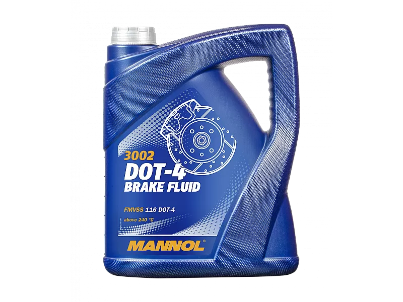 Спирачна течност MANNOL Brake Fluid DOT 4 3002 5L Спирачна течност MANNOL Brake Fluid DOT 4 3002 5L