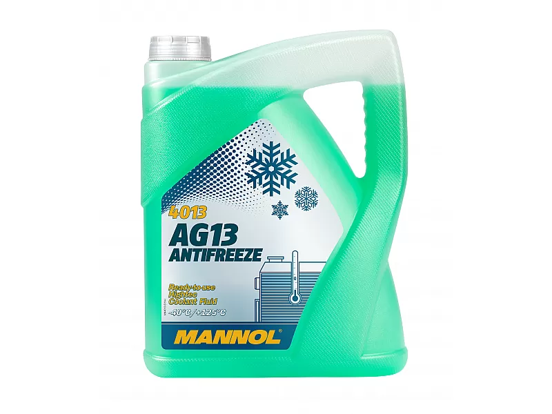 Зелен антифриз готов за употреба Mannol Antifreeze AG13 (-40 °C) Hightec 4013 5 L Зелен антифриз готов за употреба Mannol Antifreeze AG13 (-40 °C) Hightec 4013 5 L