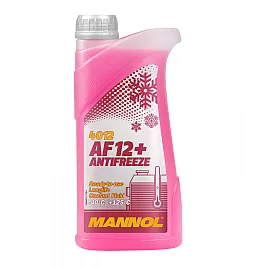 Червен антифриз готов за употреба Mannol Antifreeze AF12+ (-40 °C) Longlife 4012 1 L
