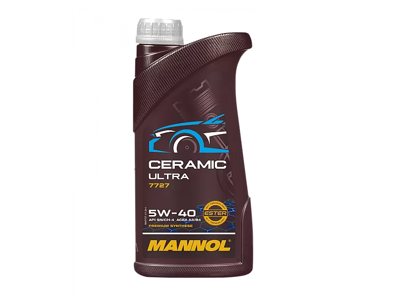Масло MANNOL Ceramic Ultra 5W-40 1L 7727 Масло MANNOL Ceramic Ultra 5W-40 1L