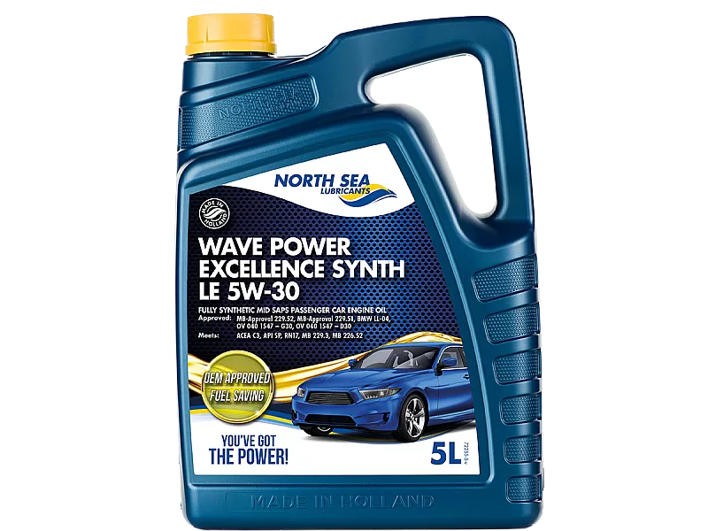 Масло NORTH SEA WAVE POWER EXCELLENCE SYNTH LE 5W-30 5L Масло NORTH SEA WAVE POWER EXCELLENCE SYNTH LE 5W-30 5L