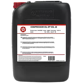 Компресорно масло Texaco Compressor Oil EP VDL 46 20L